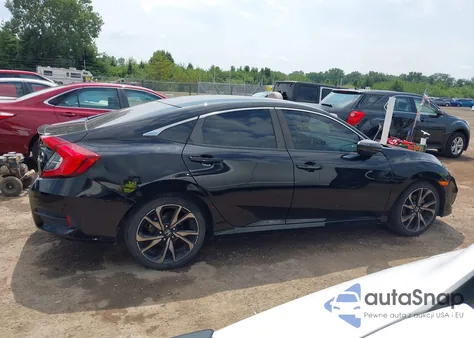 2021 Honda Civic Sport из США, поврежденный, VIN 2HGFC2F8XMH527881